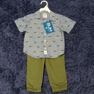 Bum equipment shirt and pants set